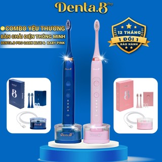 Combo Bàn chải điện Denta.B Pro Dành riêng Couple Pink-Dark Blue BH 15 tháng