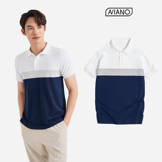 Áo Polo AVIANO Chất Liệu Poly Thoải Mái Vận Động,Thấm Hút Mồ Hôi, Áo Thun Nam Có Cổ Kiểu Dáng Trẻ Trung Basic