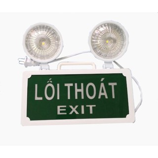 Đèn sự cố khẩn cấp Heinler chiếu sáng kết hợp biển chỉ dẫn thoát hiểm Exit