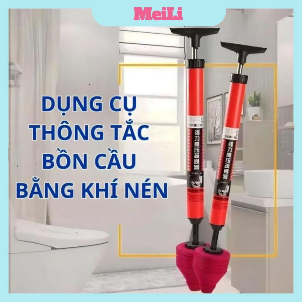 Cây Bơm Thụt Thông Tắc Bồn Cầu -  Súng, Dụng Cụ Thông Tắc Bồn Cầu, Tiện Dụng Nâng Cấp Mới Nhất (tuyển sỉ)