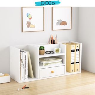 Kệ sách để bàn ,kệ gỗ mini dojo ,kệ ngăn lật gỗ mdf chống ẩm cánh mở - ap258
