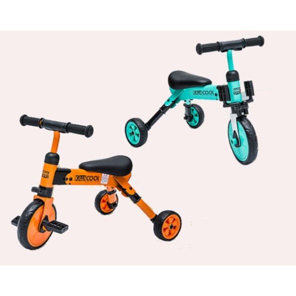 Xe Đẩy 3 Bánh Kiwi Cool AS003 Gấp Gọn, Chòi Chân, Thăng Bằng