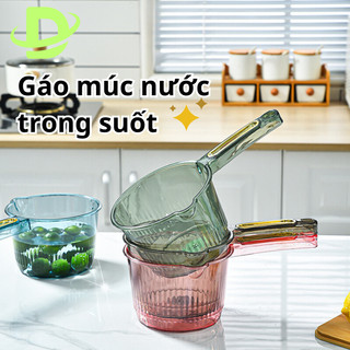 Gáo nước, Ca Nhựa Múc Nước Trong Suốt Cán Dài, Chất Liệu PP Cao Cấp Thực Phẩm Với Sức Chứa Lớn Tiện Lợi