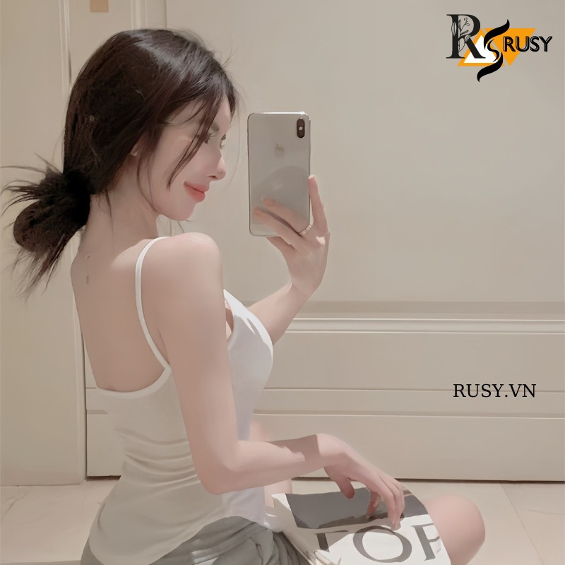 Áo Thun Sát Nách Croptop Nữ Co Giãn Tôn Dáng Siêu Đẹp, Áo Ba Lỗ Croptop Nữ Phong Cách Năng Động Trẻ Trung Cá Tính RUSY | BigBuy360 - bigbuy360.vn