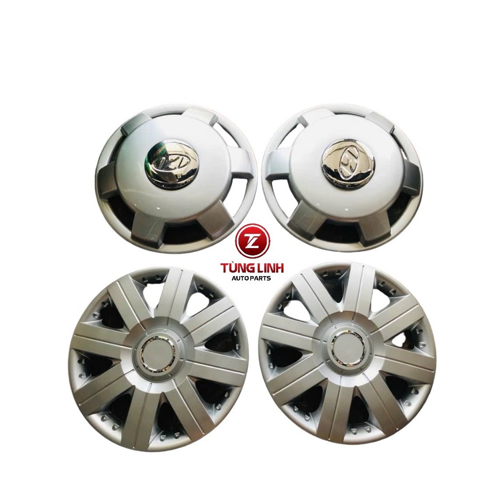 Ốp la zăng (la răng, chụp mâm) R16 dành cho Huyndai và các dòng xe tải lốp R16. Hàng Hàn Quốc  chính