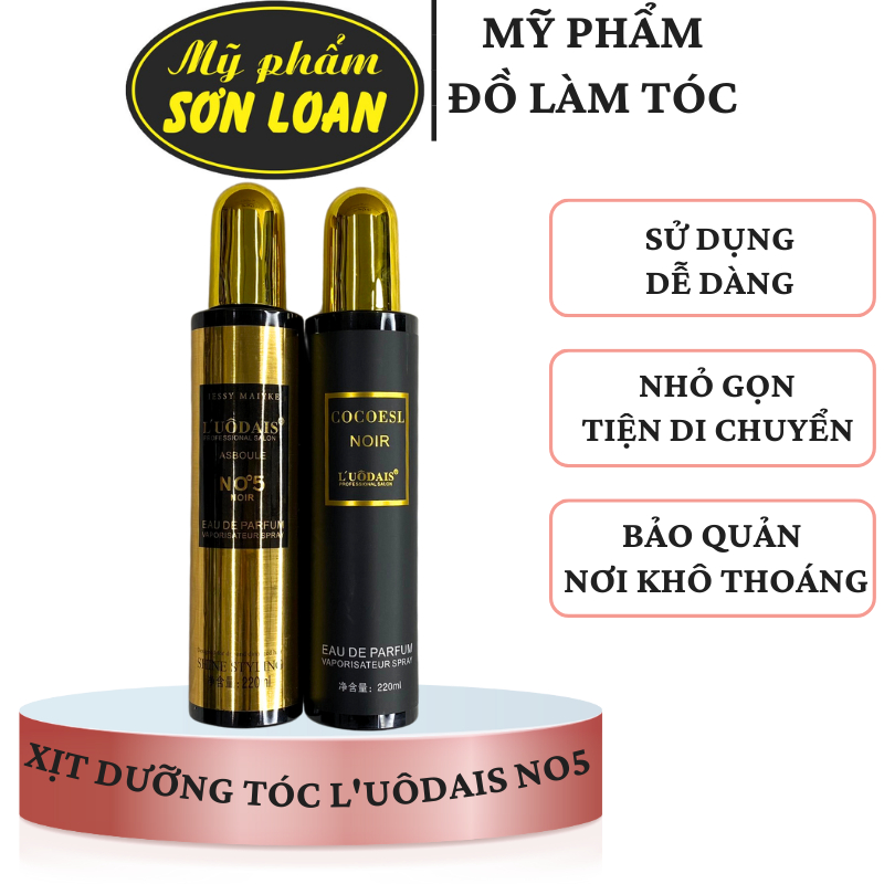 Xịt Dưỡng Tóc L'UÔDAIS NO5 Hương Nước Hoa Pháp