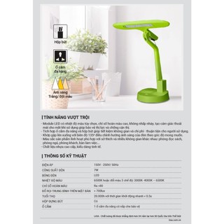 Đèn bàn học Led Lioa