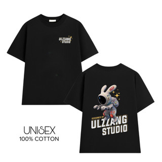 [ 100% Cotton ] Áo Thun Thỏ Phi Hành Gia Form Rộng Tay Lỡ Cotton Co Dãn 2 Chiều Định Lượng 260GSM Local Brand