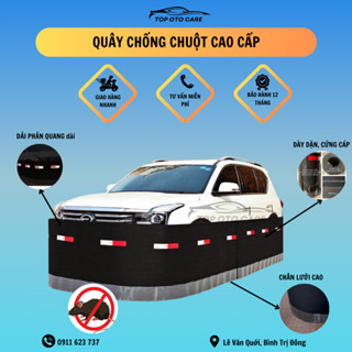 Quây Chống Chuột Ô Tô Cao Cấp cho xe 4-7 chỗ, chân inox 304 cứng cáp, chắc chắn | Lưới chống chuột ô tô cao cấp