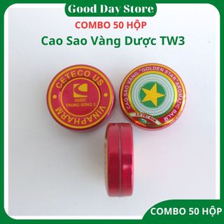 Combo 50 hộp cao sao vàng TW3 Đà Nẵng loại 3gr