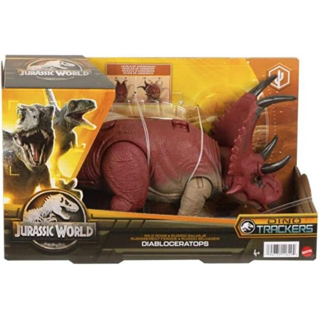 Đồ chơi khủng long Mattel Jurassic World Dominion Wild Roar Diabloceratops