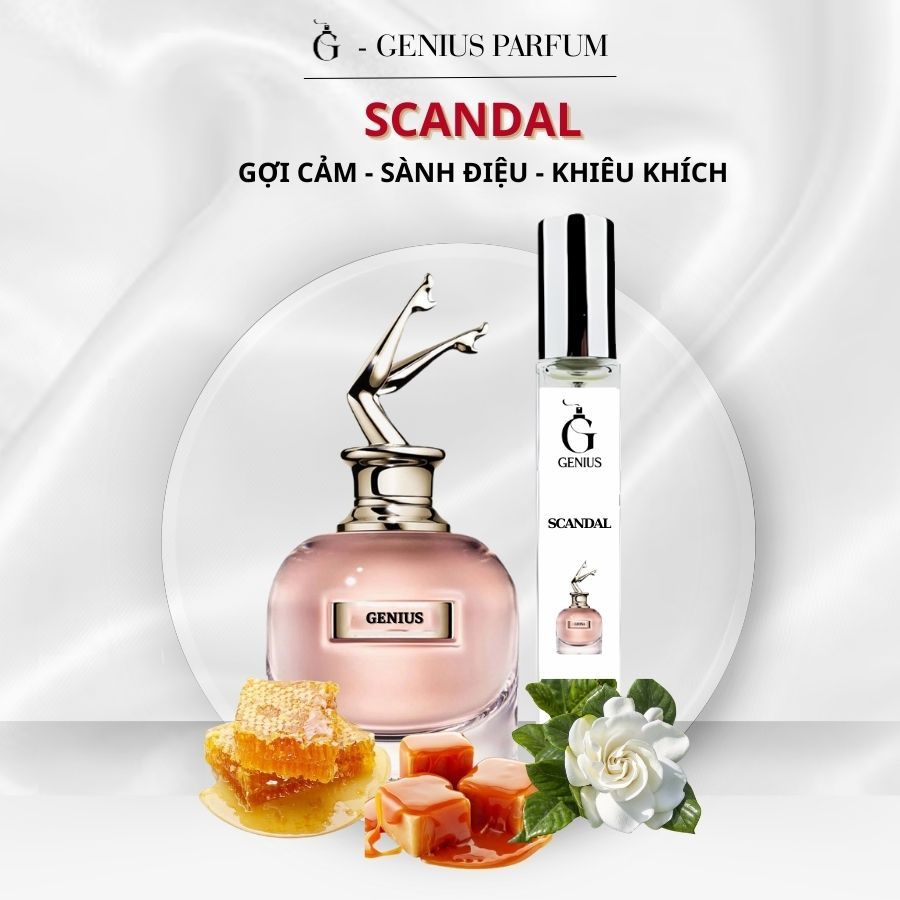 Nước Hoa Nữ Scandal Chai chai chiết 10ml 20ml Lưu hương thơm lâu ngọt ngào quyến rũ - Genius Perfume