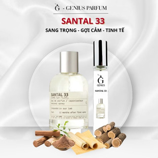 Nước Hoa Nam Nữ Santal 33 chai chiết 10ml 20ml Hương Thơm Từ Gỗ Thuần Túy, Phong Cách Cổ Điển, Thanh Lịch