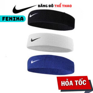 Băng Đô Thể Thao Bản Rộng FENIKA Đủ Màu Thấm Hút Mồ Hôi Siêu Tốt BV07