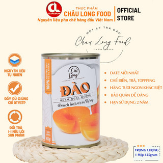 Đào Ngâm Nước Đường Asia Home Lon 425g/ 565g