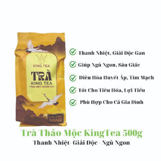 Trà Thảo Mộc king tea - Hỗ trợ chứng mất ngủ - Gói 500gr