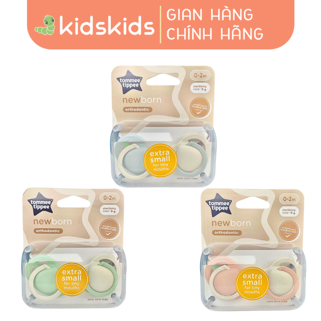 Ty Ngậm Sơ Sinh Newborn Cho Bé Tommee Tippee 0-2 Tháng