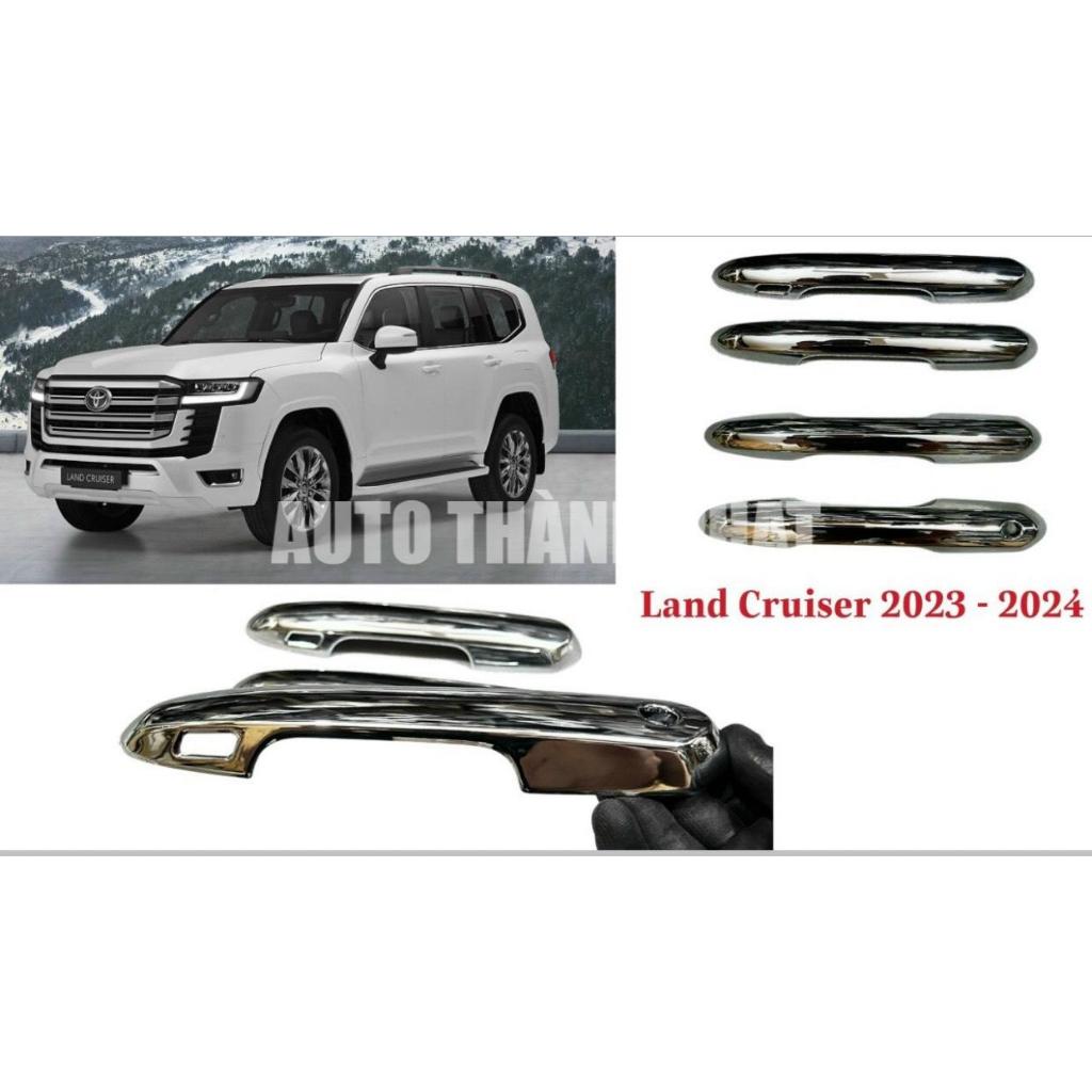 LAND CRUISER - Ốp Tay Nắm Cửa Land Cruiser ( LC300 ) Đời 2023, 2024 Mạ Crome Cao Cấp Bộ 4 Chi Tiết