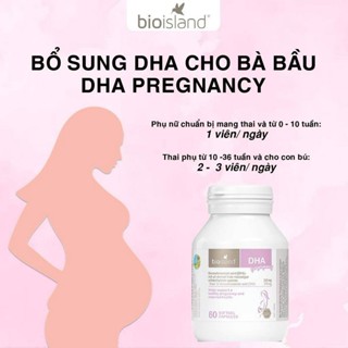 DHA Bầu Bioisland 60 viên phát triển trí não thai nhi