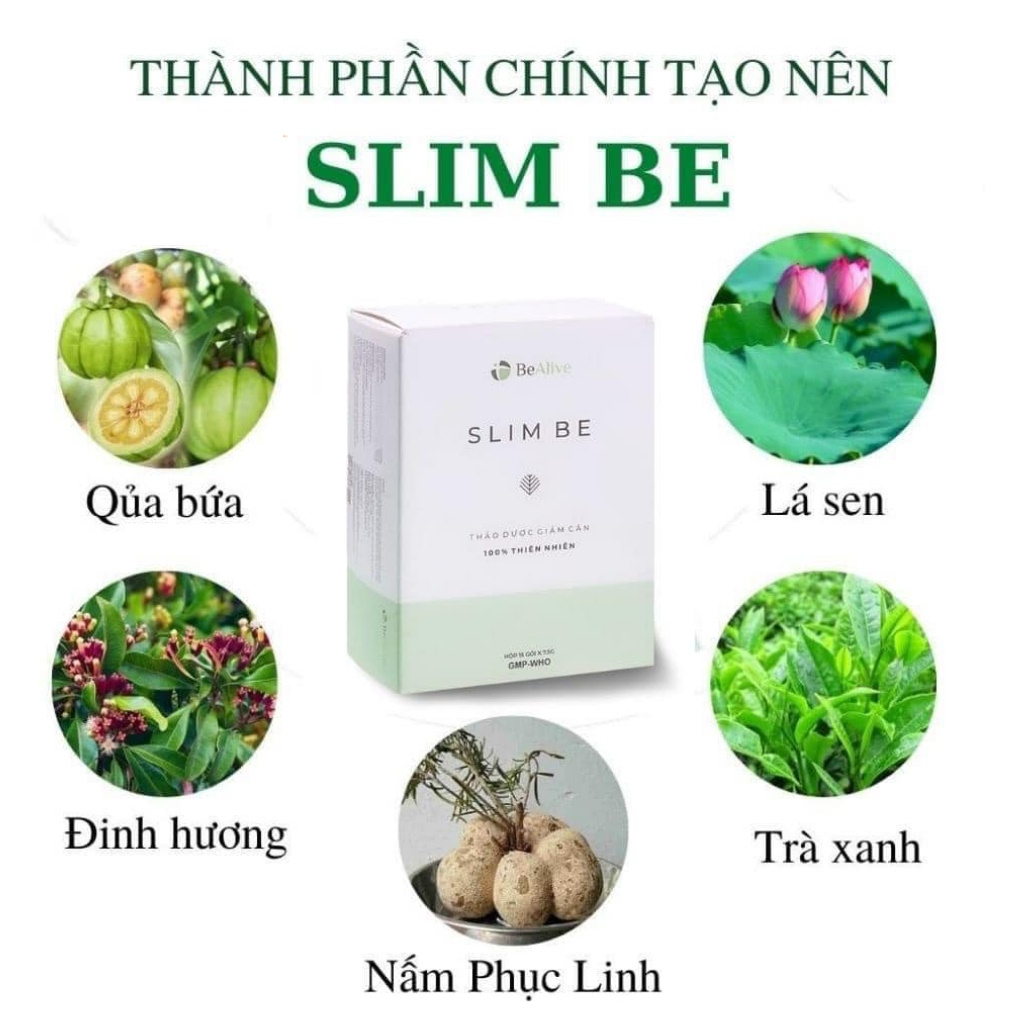 Giảm Cân Slim Be Của BEALIVE Hộp 30 Viên Chính Hãng Giúp Giảm Cân An Toàn.