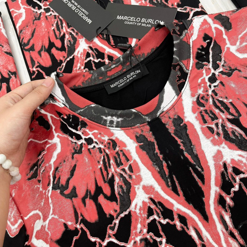 Áo Thun Nam Cánh Chim Trái Tim Sấm Sét Hoạ Tiết Siêu Đẹp -Áo Phông Nam Burlon Cánh Chim Cao Cấp #Hot #2023