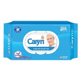 3 gói khăn ướt Caryn 100 tờ