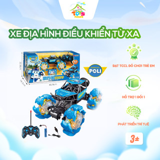 Ô tô địa hình điều khiển từ xa Policar TOYSHOP vượt mọi chướng ngại vật