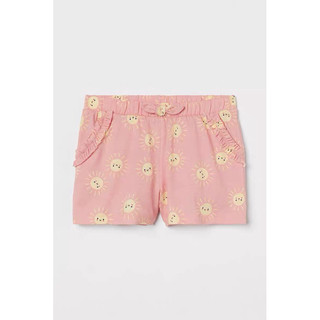 Quần đùi cotton Hm bé gái