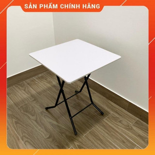  Bàn gấp chân cao 73cm sơn tĩnh điện siêu bền Bàn gấp gọn mặt vuông 60x60cm HÀNG LOẠI 1 
