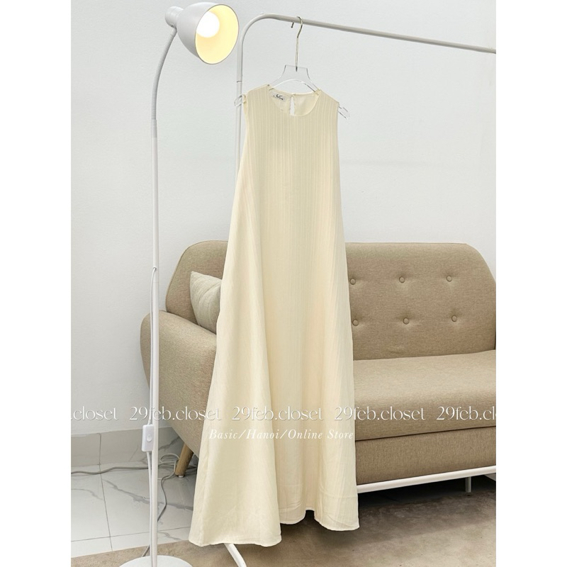 Váy Ba Lỗ Đũi Gân YT40, Đầm Ba Lỗ Dáng Dài 2 Lớp Có Túi Sườn Mặc Hè Siêu Mát | BigBuy360 - bigbuy360.vn