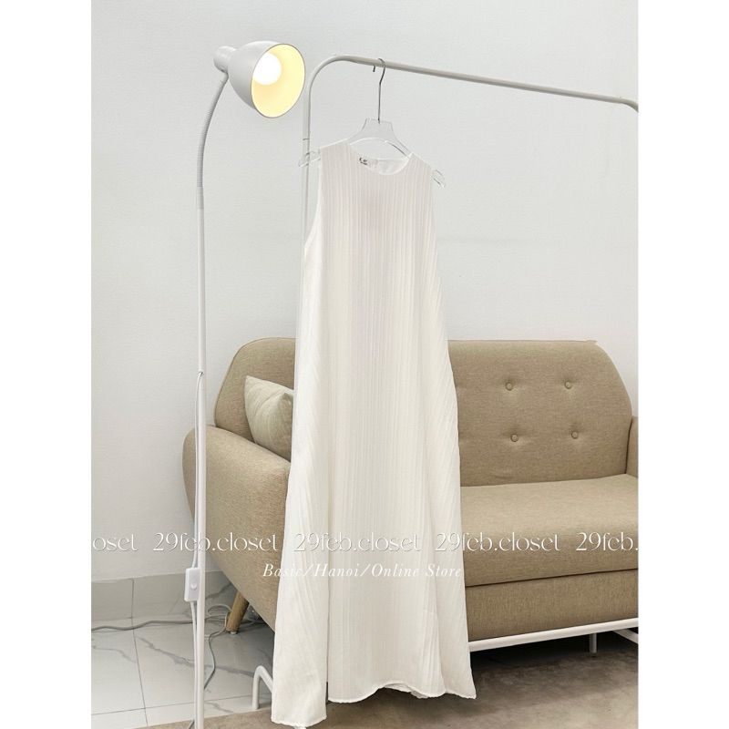 Váy Ba Lỗ Đũi Gân YT40, Đầm Ba Lỗ Dáng Dài 2 Lớp Có Túi Sườn Mặc Hè Siêu Mát | BigBuy360 - bigbuy360.vn