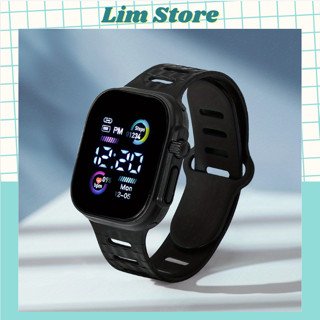 Đồng hồ đèn Led điện tử phong cách dễ thương dễ xem giờ DH19