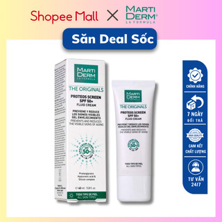 Kem Chống Nắng MartiDerm The Originals Proteos Screen SPF50+ Phổ Rộng Toàn Diện Cho Mọi Loại Da 40ml