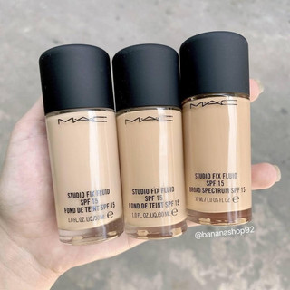 (Full 30ML Mac kem nền - Kem nền MAC Studio Fix Fluid Foundation SPF+