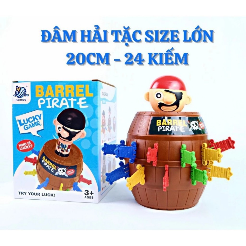 Đồ Chơi, Trò chơi hải tặc rút kiếm đâm hải tặc size lớn 20cm