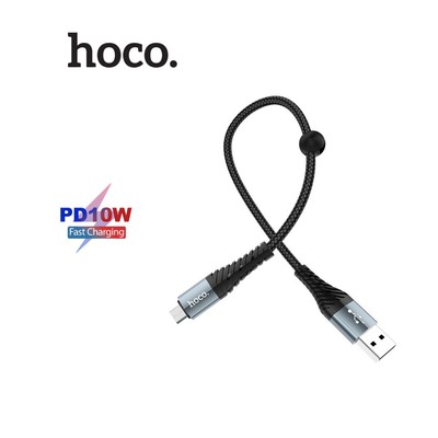 Cáp sạc truyền dữ liệu Hoco X38 Micro PD10W , siêu bền cho Android/Samsung, dây dù dài 25CM