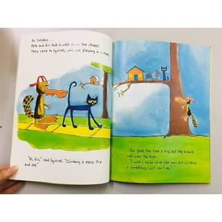 Sách - Bộ nhập 6q - Pete the cat - Size A4