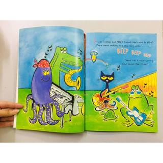 Sách - Bộ nhập 6q - Pete the cat - Size A4