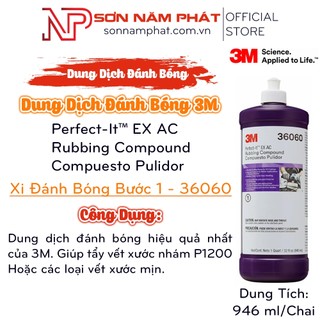 Dung dịch đánh bóng bước 1 3m 36060 chai 946ml