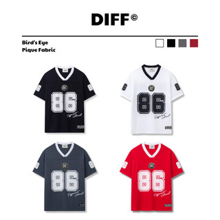 Diff| áo thun thể thao lucky number 86 jersey form unisex sporty