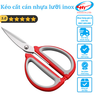 Combo Kéo cắt cán nhựa lưỡi inox