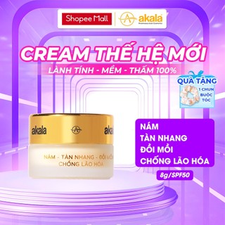Kem Nám - Tàn Nhang - Đồi Mồi - Chống Lão Hoá, Trắng da akala ( Tế Bào Mầm Tái Sinh và Collagen Peptide ) size 8gram