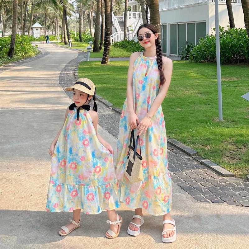 Đồ gia đình đi biển - đồng phục gd đi du lịch - set gia đình đi chơi - set đồ đôi - set mẹ và bé By 