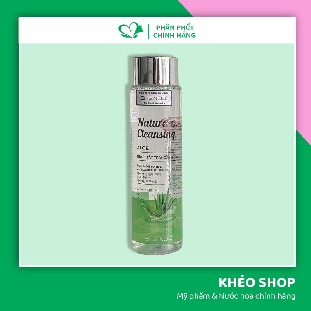 Nước Tẩy Trang Nha Đam Shendo Nature Water Cleansing - 150ml