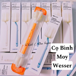 Cọ Moyuum bằng mút xốp rửa bình sữa, Cọ rửa bình sữa Moyuum/ Wesser 2 đầu bằng mút xốp