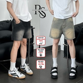 Quần Short Jeans Nam Wash Màu Retro Sooc Jean Co Giãn Dày Dặn Avocado, Quần Đùi Bò Rách Nam Trên Gối Hot Trend