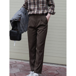 Quần âu nam Qthouse, quần tây nam điều chỉnh cạp thông minh sidetab cạp cao dáng baggy QTA02 Menswear Pants