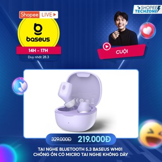 Tai Nghe Bluetooth 5.3 Baseus WM01 Chống Ồn Có Micro điều Khiển Bằng Cảm ứng