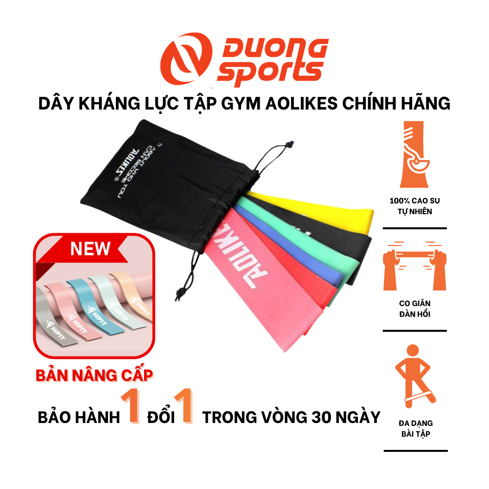 Dây Kháng Lực Dây Mini Band HIFIT Aolikes Tập Toàn Thân