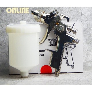 Súng phun sơn chuyên bóng, phun sơn xe máy, ôtô, phun sơn gỗ, nội thất 14 lỗ gió, béc 1.4mm